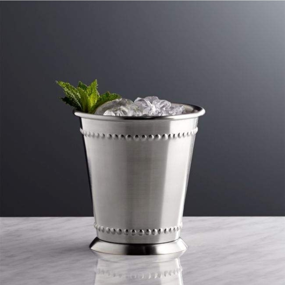 Set of 8 Crate And Barrel Mint Julep Cups